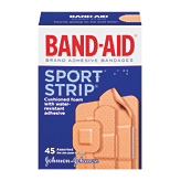 Band-Aid&nbsp;&nbsp;sports strip bandages, assorted size cushioned foam protection Full-Size Picture